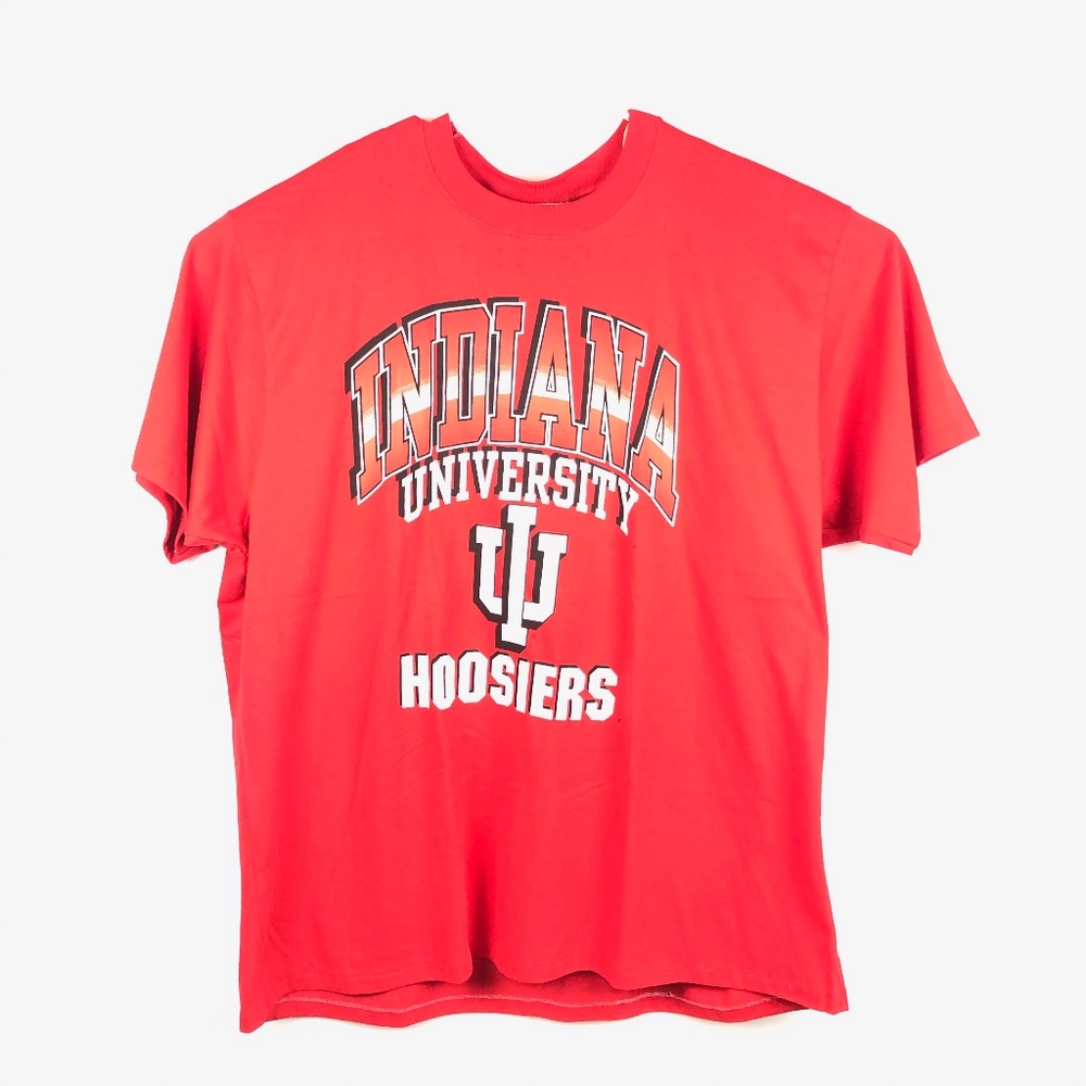 Vintage Jostens Red Indiana Hoosiers T Shirt M 3XL